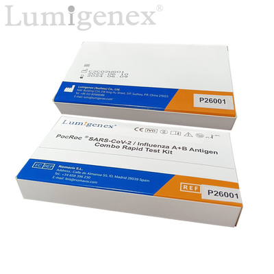 Bộ xét nghiệm nhanh SARS-CoV-2 / Flu A Flu B Keo vàng Chứng chỉ CE Đăng ký TGA