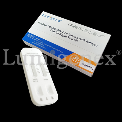Bộ dụng cụ phát hiện nhanh bệnh cúm A B Colloidal Gold COVID19 Dễ sử dụng