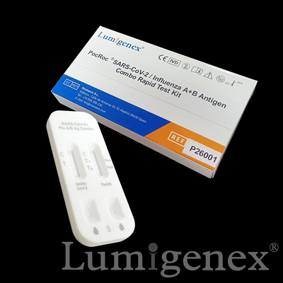 Bộ xét nghiệm nhanh SARS-CoV-2 / Flu A Flu B Keo vàng Chứng chỉ CE Đăng ký TGA