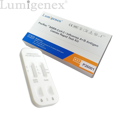 Bộ xét nghiệm nhanh SARS-CoV-2 / Flu A Flu B Keo vàng Chứng chỉ CE Đăng ký TGA