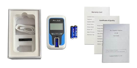 Thiết bị phát hiện định lượng Máy phân tích hóa học khô Lipid máu Axit uric Creatinine Ketone cơ thể HbA1C Kiểm tra glucose Ứng dụng CE