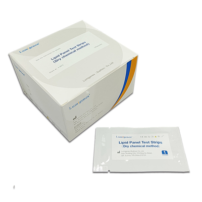Hộp lưu trữ que thử bảng điều khiển lipid để thử nghiệm nhanh tại nhà và chuyên nghiệp