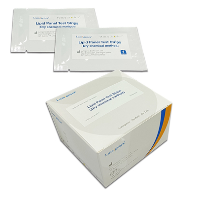 Sử dụng tại nhà Hồ sơ lipid Que thử nhanh Phương pháp hóa học khô Độ chính xác 99%