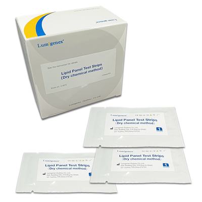 Bảng kiểm tra lipid Dải thử nghiệm Phát hiện rối loạn lipid máu Chứng chỉ CFDA đã đăng ký CE
