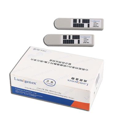 Bộ thử nghiệm kết hợp cho Creatine Kinase Isoenzyme / Myoglobin / Troponin tim mạch I
