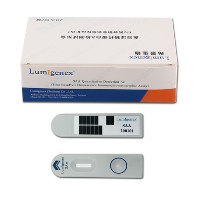 Huyết thanh Amyloid A Bộ xét nghiệm POC Xét nghiệm miễn dịch CFDA đã được phê duyệt