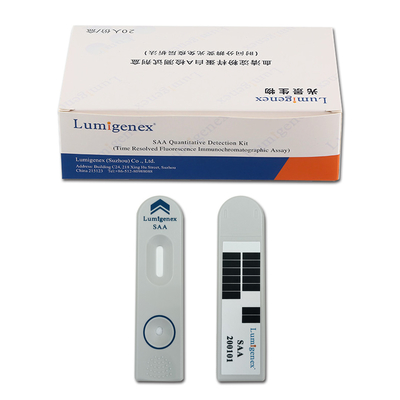 Huyết thanh Amyloid A Bộ xét nghiệm POC Xét nghiệm miễn dịch CFDA đã được phê duyệt