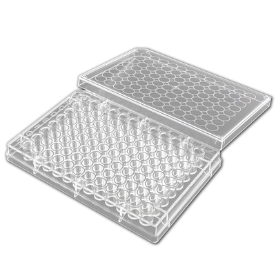 Đáy phẳng Gamma vô trùng 96 giếng Elisa Tấm trắng / đen