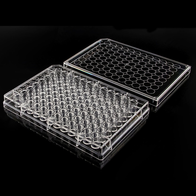 Đáy phẳng Gamma vô trùng 96 giếng Elisa Tấm trắng / đen