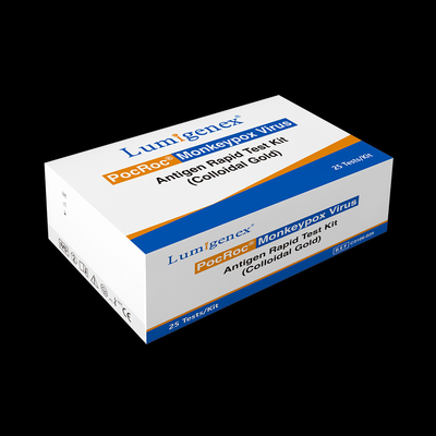 Bộ công cụ kiểm tra kháng nguyên nhanh chóng của vi rút Monkeypox đã được đăng ký CE Colloidal Gold Độ chính xác cao