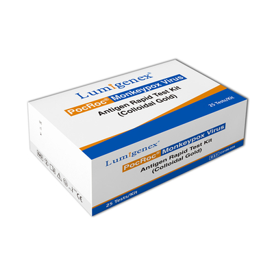 Bộ công cụ kiểm tra kháng nguyên nhanh chóng của vi rút Monkeypox đã được đăng ký CE Colloidal Gold Độ chính xác cao