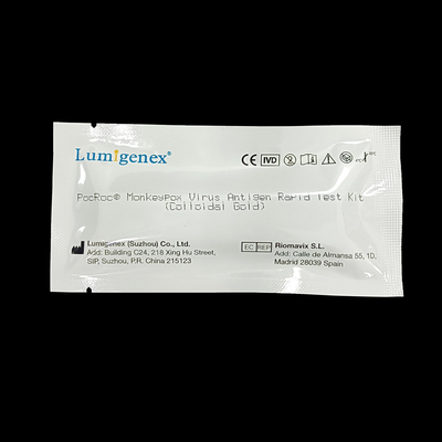 Bệnh truyền nhiễm Bộ xét nghiệm bệnh đậu mùa khỉ Keo vàng Độ chính xác cao Đã đăng ký CE