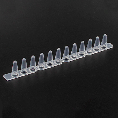 8/12 Dải PCR Ống 0,2 Ml 0,5 Ml Màu trắng Trong suốt