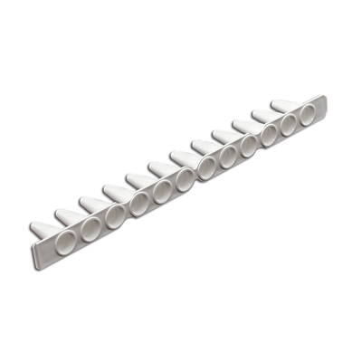 8/12 Dải PCR Ống 0,2 Ml 0,5 Ml Màu trắng Trong suốt