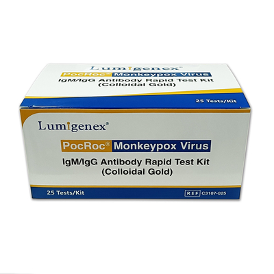 Chứng chỉ ISO bệnh đậu mùa khỉ IgG IgM bệnh truyền nhiễm Nhanh chóng trong 15 phút