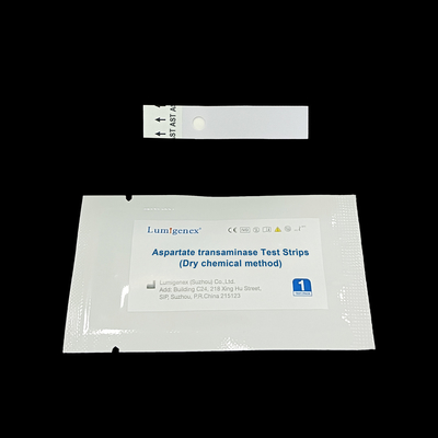 Tổn thương gan Biomarker Que thử nghiệm Transaminase Aspartate với Máy phân tích hóa chất khô