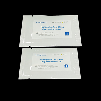 Sức khỏe của các tế bào hồng cầu Que thử huyết sắc tố Phương pháp hóa học khô