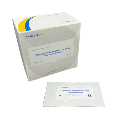 CE / ISO13485 Que thử Hemoglobin Glycosylated nhanh chóng cho kết quả chính xác và nhanh chóng