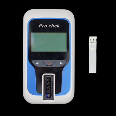 Thao tác dễ dàng Máy theo dõi lượng đường trong máu Que thử Glycosylated Hemoglobin (HbA1C) (Phương pháp hóa học khô) Đã đăng ký CE