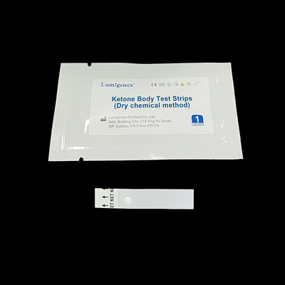 Phát hiện bệnh tiểu đường Que thử cơ thể Ketone bằng phương pháp hóa học khô CE đã đăng ký