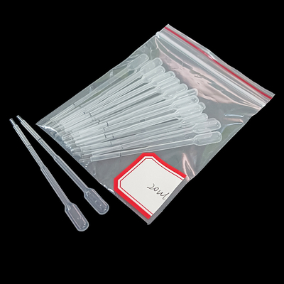 Cấp y tế LDPE Made Self Wicking Pasteur mao quản Pipet dùng một lần