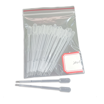 Vật liệu LDPE được USP phê duyệt Pipet mao quản Pasteur dùng một lần