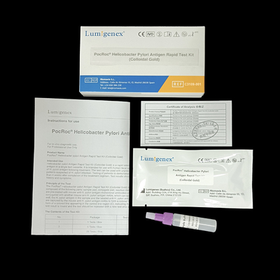 Xét nghiệm nhanh Lumigenex Helicobacter Pylori bằng keo vàng CE được chứng nhận