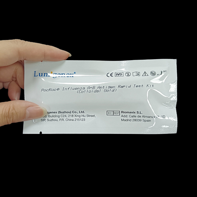 Định tính chính xác Phát hiện Cúm A Vi-rút Cúm B Kháng nguyên vi-rút CE được phê duyệt Sử dụng tại nhà Tăm bông ngoáy mũi