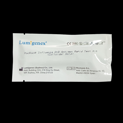 Cúm thử nghiệm nhanh Cúm Thuốc thử Flub IVD bằng phương pháp keo vàng CE đã được phê duyệt