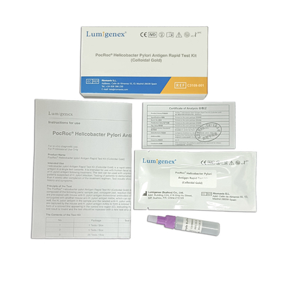 Bộ dụng cụ xét nghiệm bệnh truyền nhiễm H Pylori Mẫu phân Mẫu phân được chứng nhận CE