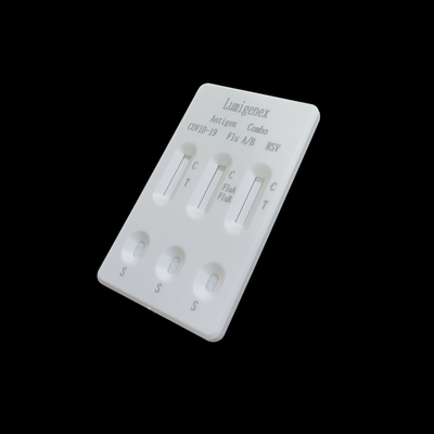 Bộ xét nghiệm nhanh kết hợp kháng nguyên SARS-CoV-2 / Cúm A+B / RSV Khối lượng mẫu 3 giọt