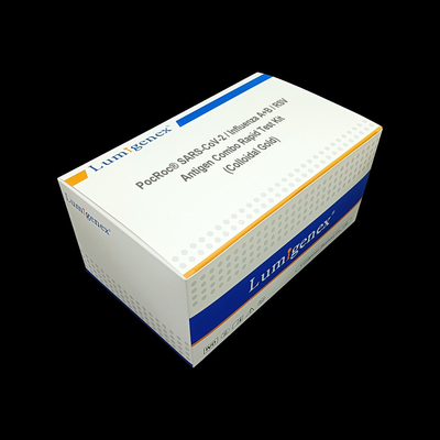 Bộ xét nghiệm nhanh kết hợp kháng nguyên Covid19/ Cúm A+B/RSV Bộ xét nghiệm nhanh kháng nguyên đã đăng ký CE Vàng keo