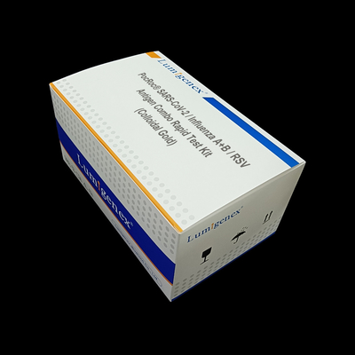 Bộ xét nghiệm nhanh kết hợp kháng nguyên cúm A + B / RSV Bộ dụng cụ xét nghiệm nhanh Covid-19 Colloidal Gold Test Cassette để sử dụng tại nhà