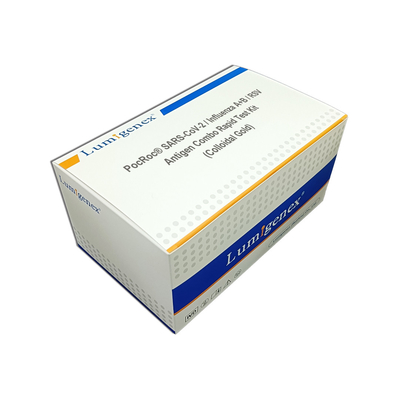 Bộ xét nghiệm nhanh kết hợp kháng nguyên Covid 19 / Cúm A+B / RSV Colloidal Gold