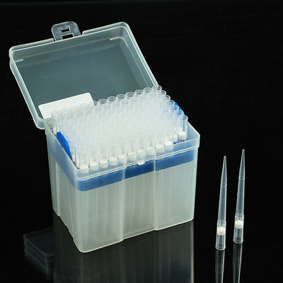 Mẹo pipet dùng một lần màu trắng 1250ul Độ hấp phụ thấp đối với pipet Gilson