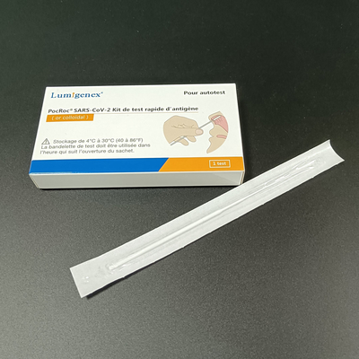 Gói cá nhân của Bộ dụng cụ xét nghiệm nhanh kháng nguyên tự động cho SARS-CoV2