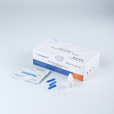 Bộ chẩn đoán kháng thể máu đầu ngón tay 10μL, Bộ xét nghiệm nhanh CE IgM IgG