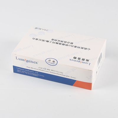 20 bài kiểm tra / Bộ dụng cụ kiểm tra POC, Bộ kiểm tra CK-MB Xét nghiệm vàng keo
