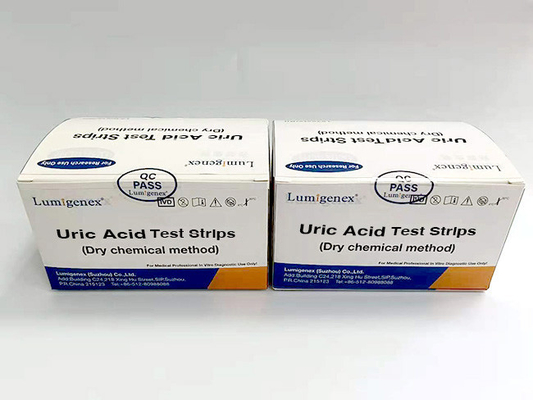 Phương pháp hóa học khô Phát hiện chính xác Máy đo axit uric Sử dụng tại nhà