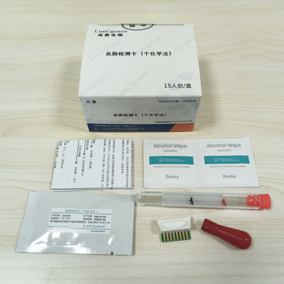 Que thử bảng điều khiển lipid HDL trong 2 phút bằng phương pháp hóa học khô