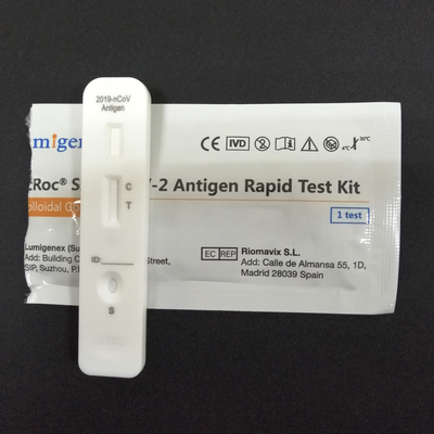 Bộ xét nghiệm nhanh kháng nguyên Covid-19 (Vàng keo) với Danh sách trắng CE &amp; EU
