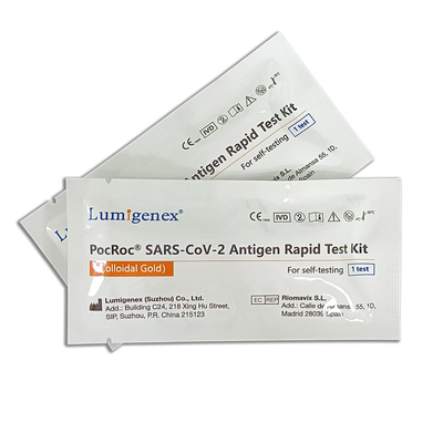 Bộ xét nghiệm nhanh kháng nguyên SARS-CoV-2 trong 15 phút Tăm bông mũi Sử dụng tại nhà