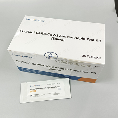 ISO 20 phút Bộ xét nghiệm nước bọt kháng nguyên Covid-19 Độ nhạy cao